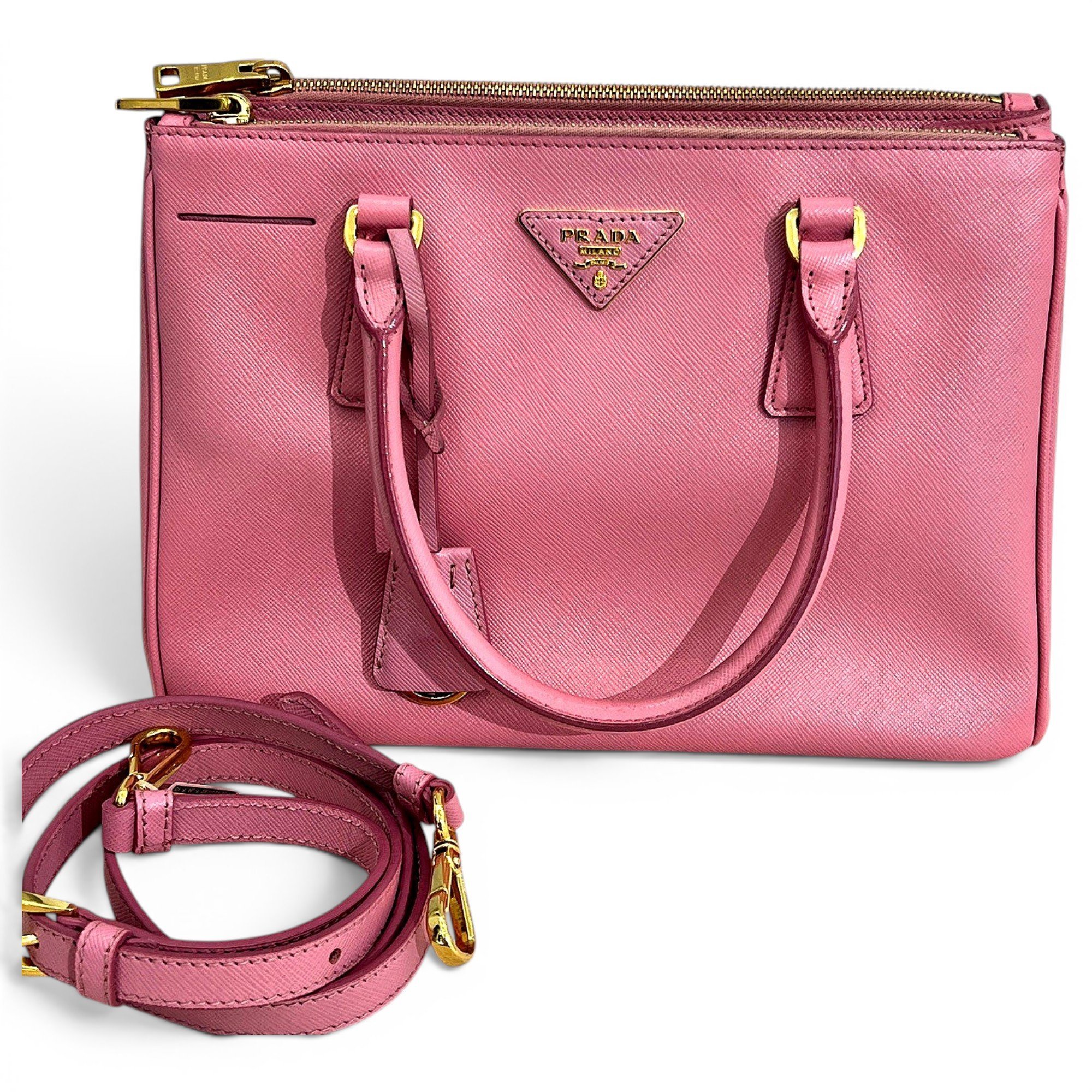 Galleria leather handbag