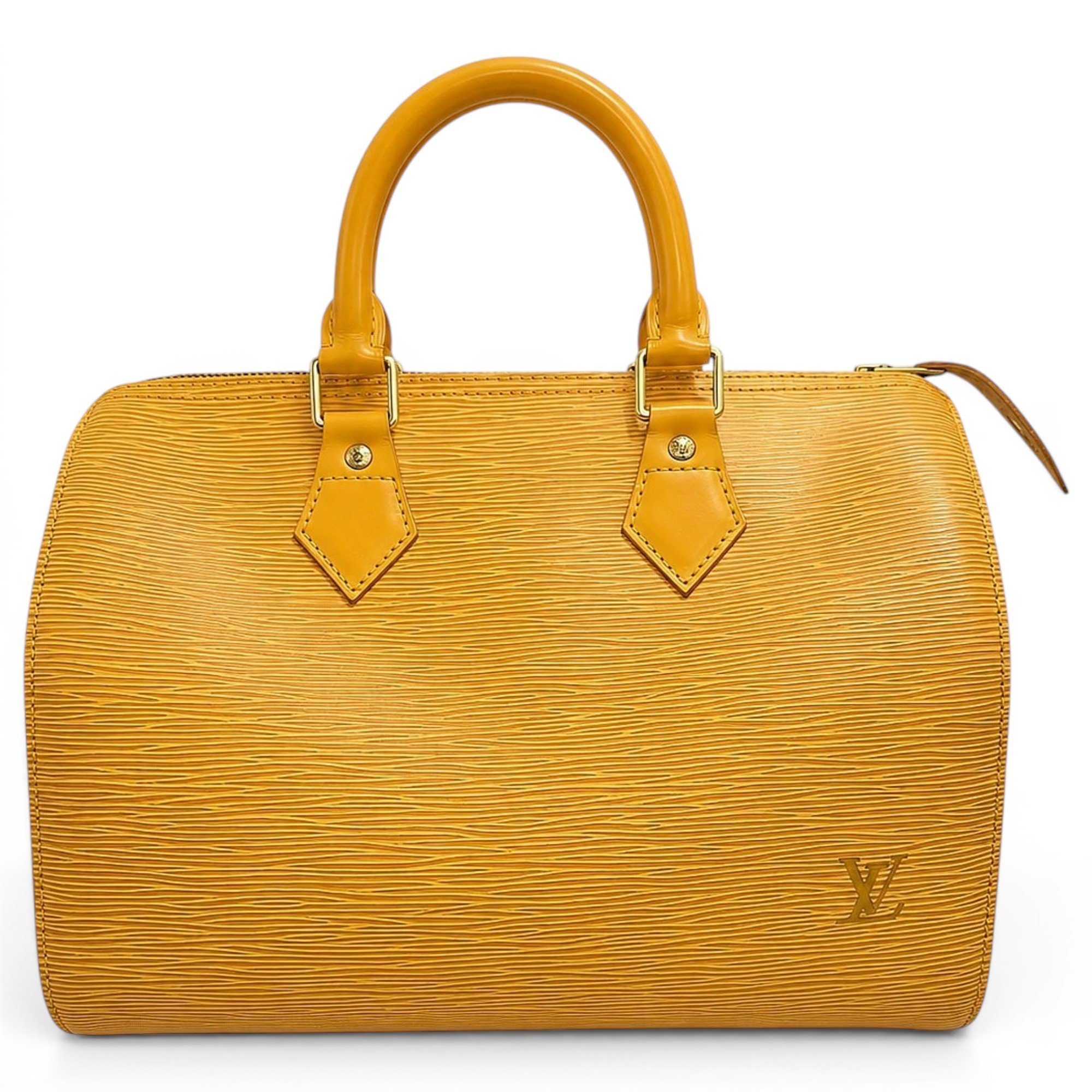 Speedy leather handbag