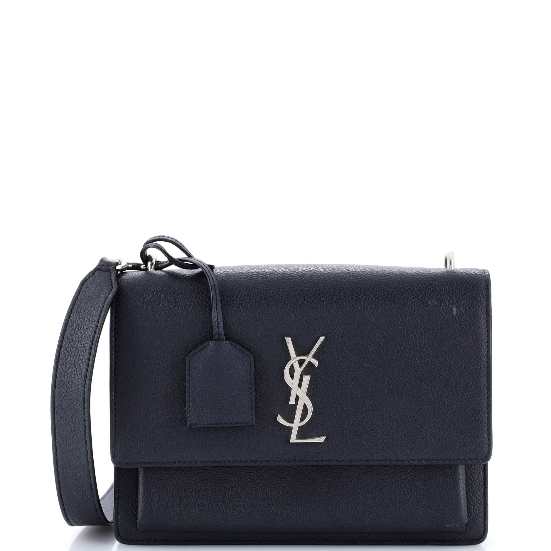 Saint Laurent Sunset Satchel Leather Medium
