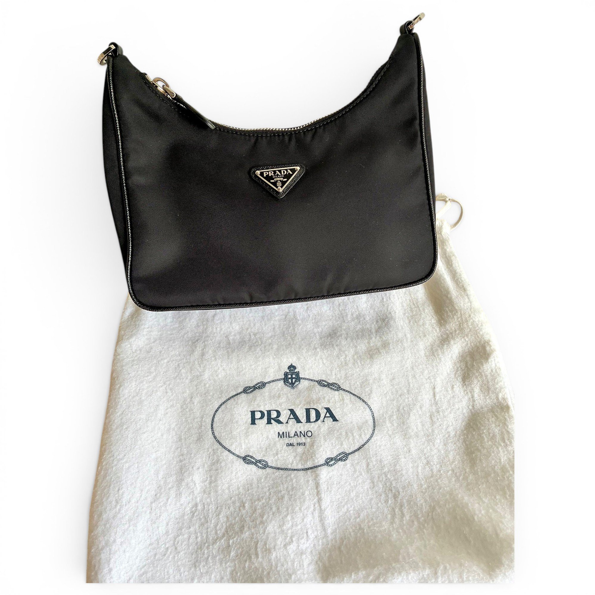 Re-edition cloth handbag