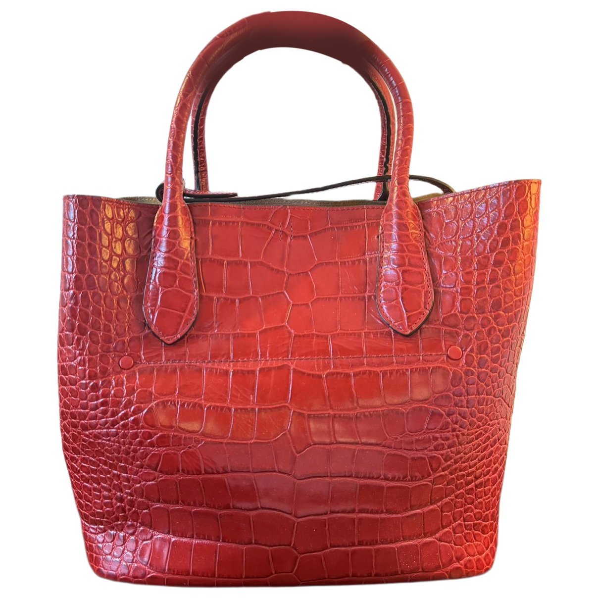 Leather tote