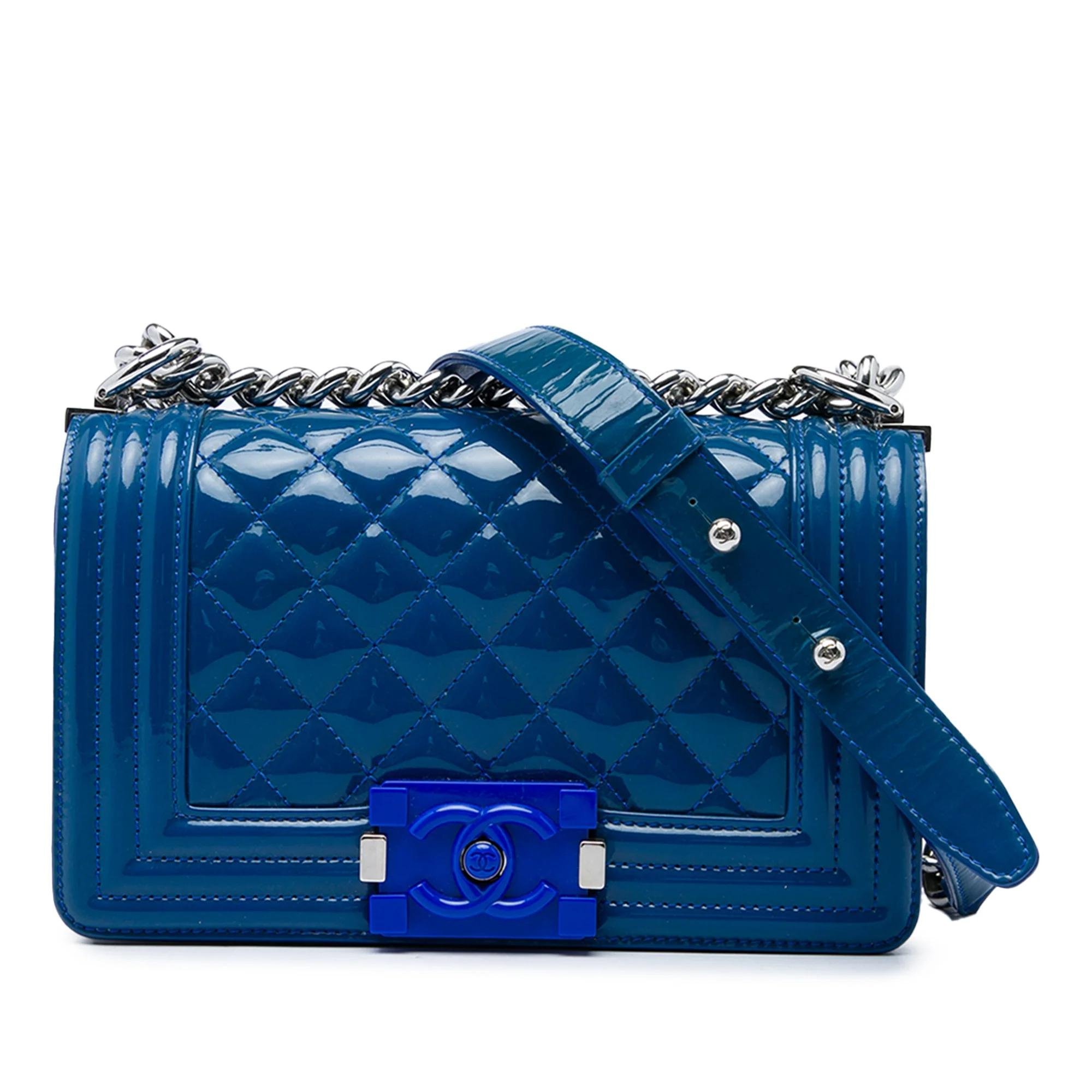 Boy patent leather handbag