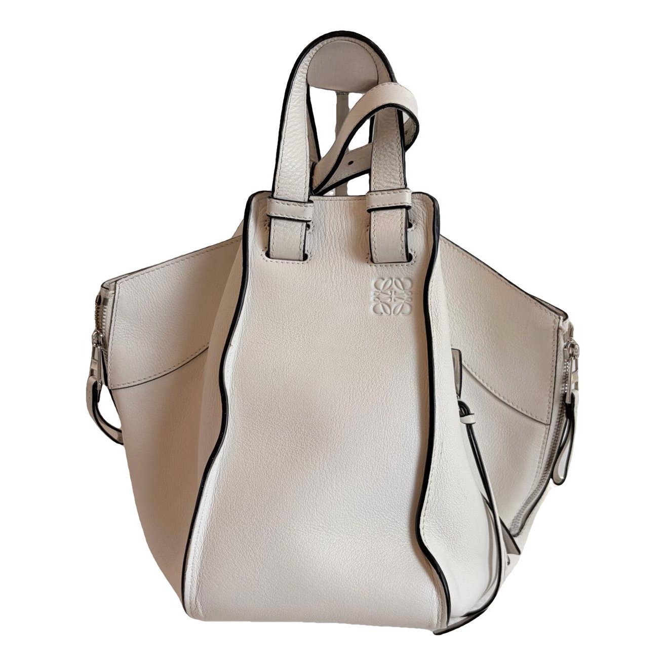 Hammock leather handbag