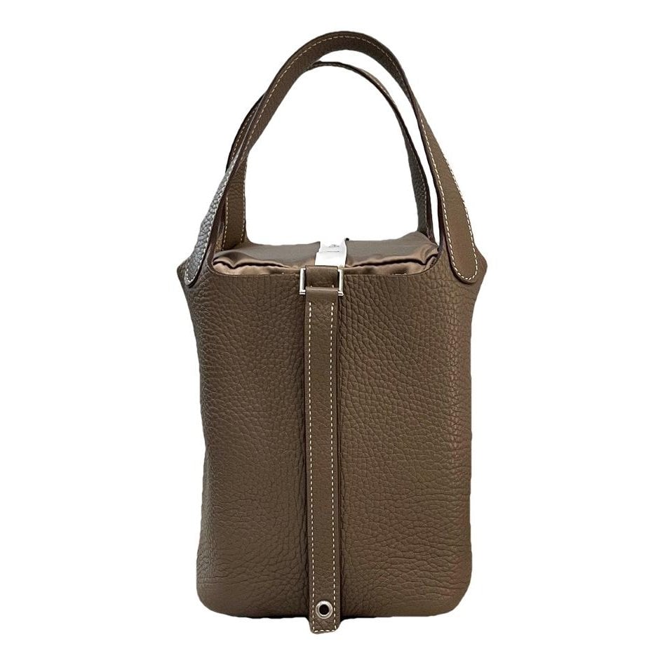 Picotin leather handbag