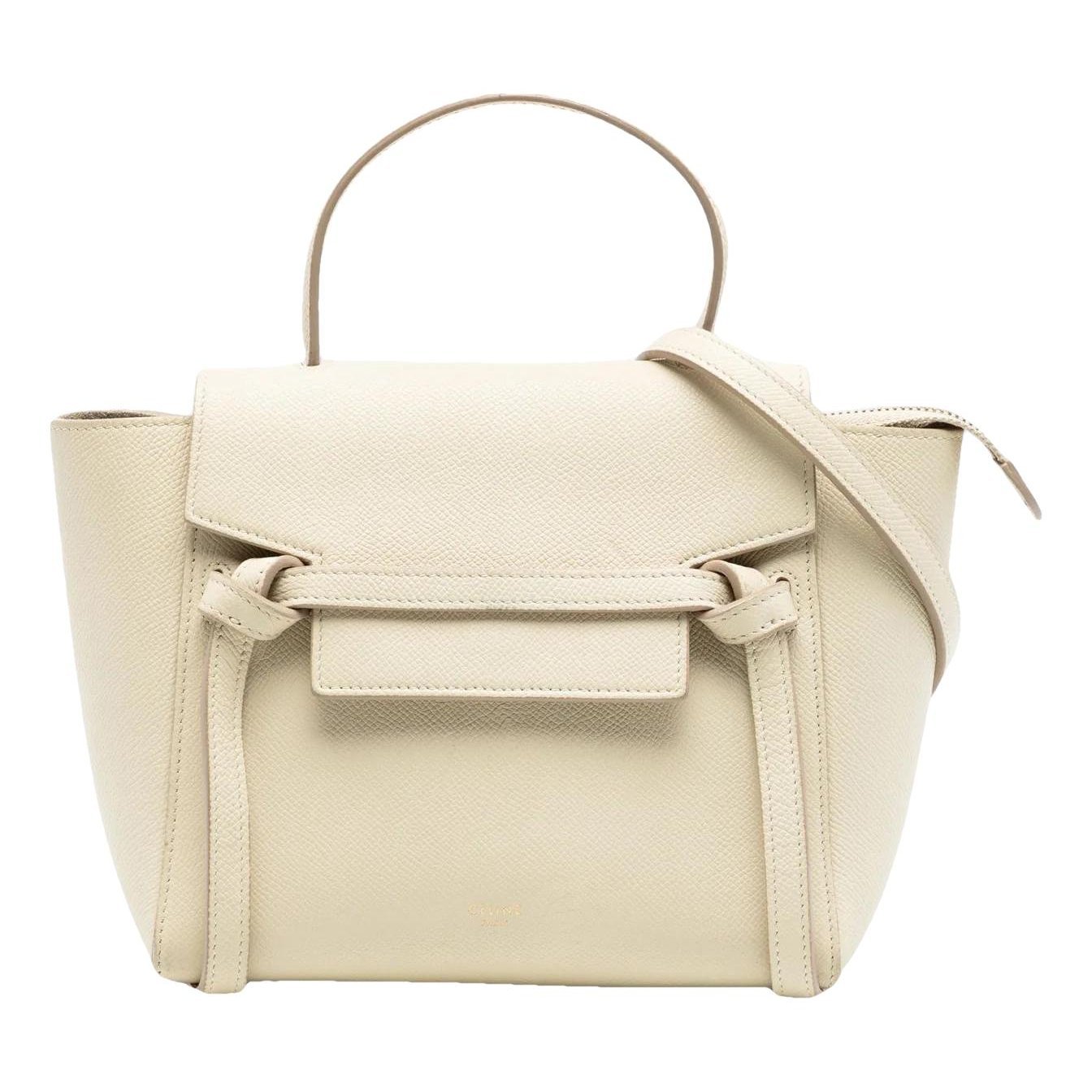 Belt leather satchel