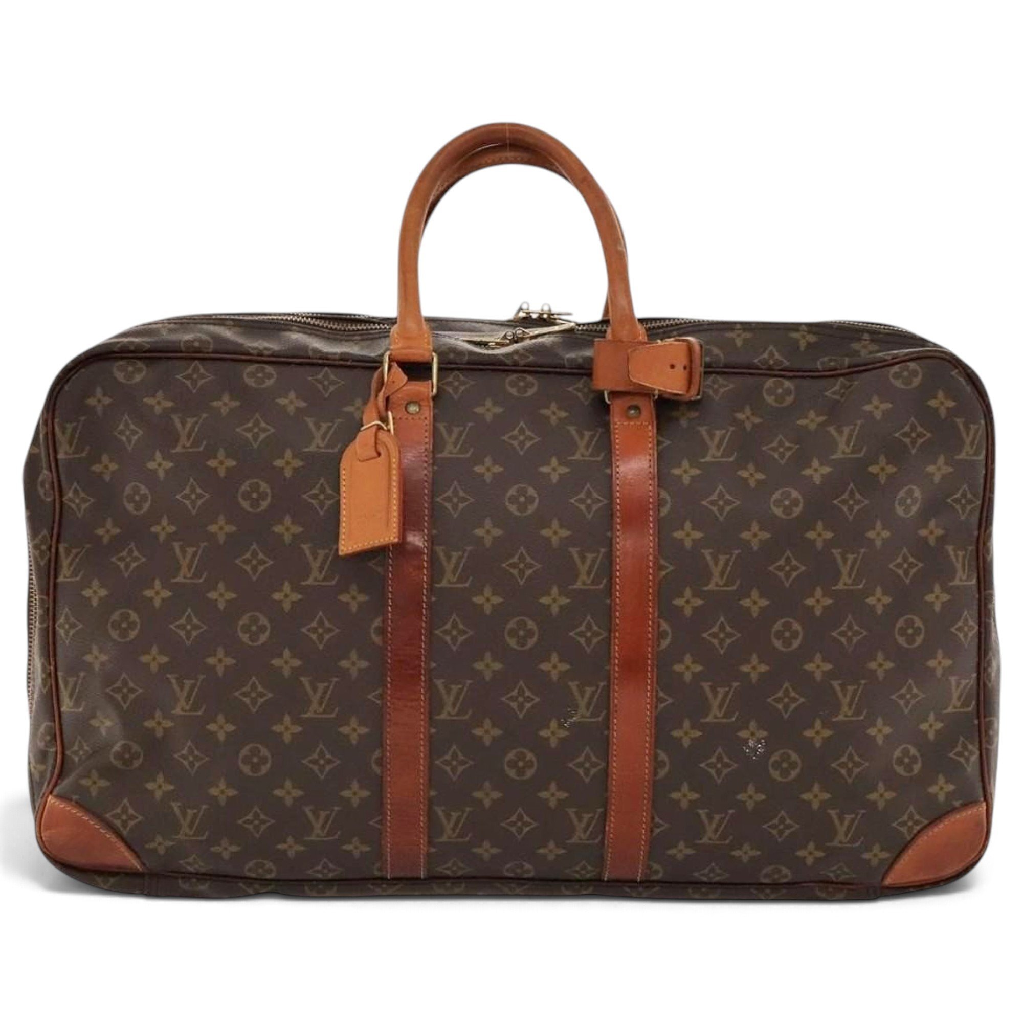 Leather bowling bag