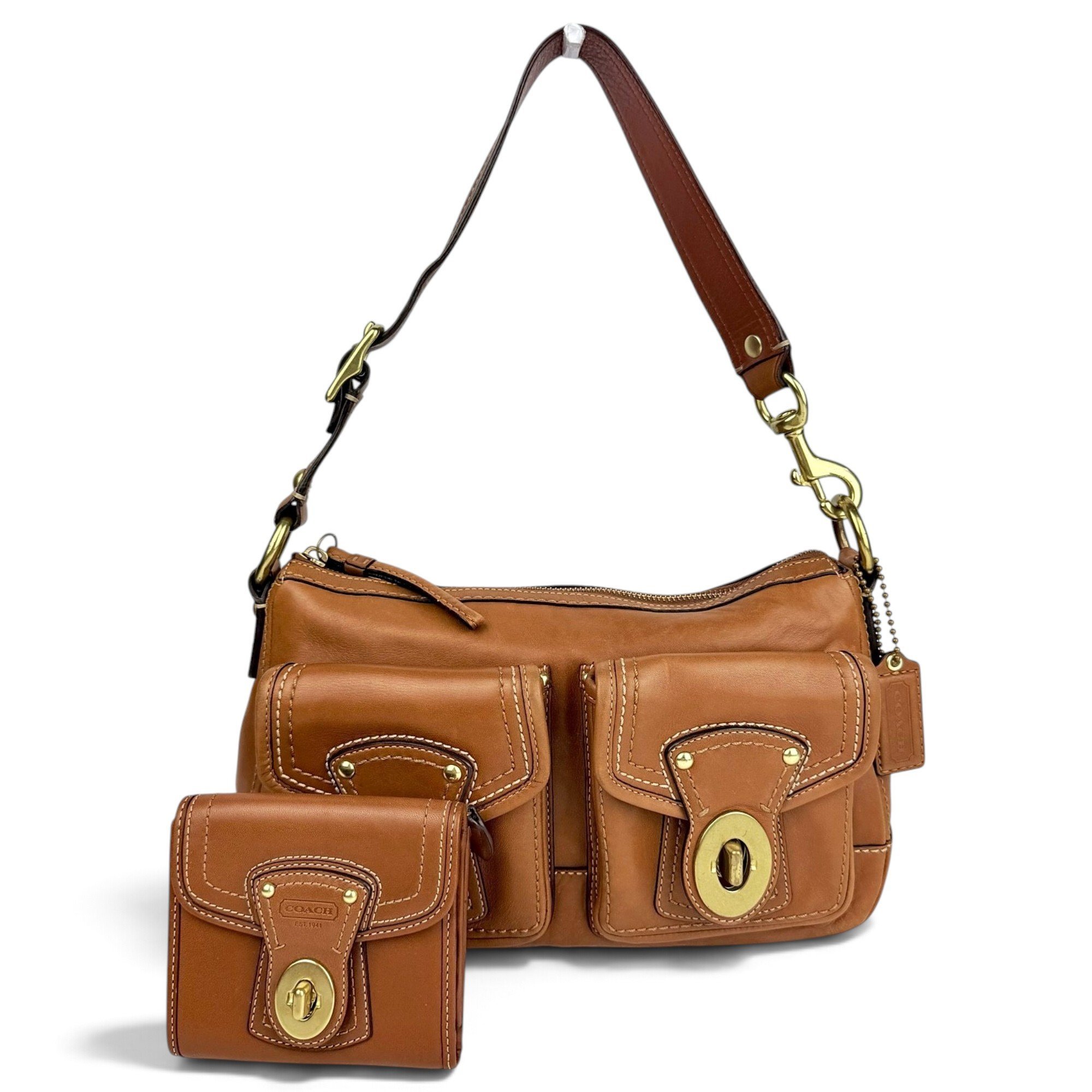 Leather handbag