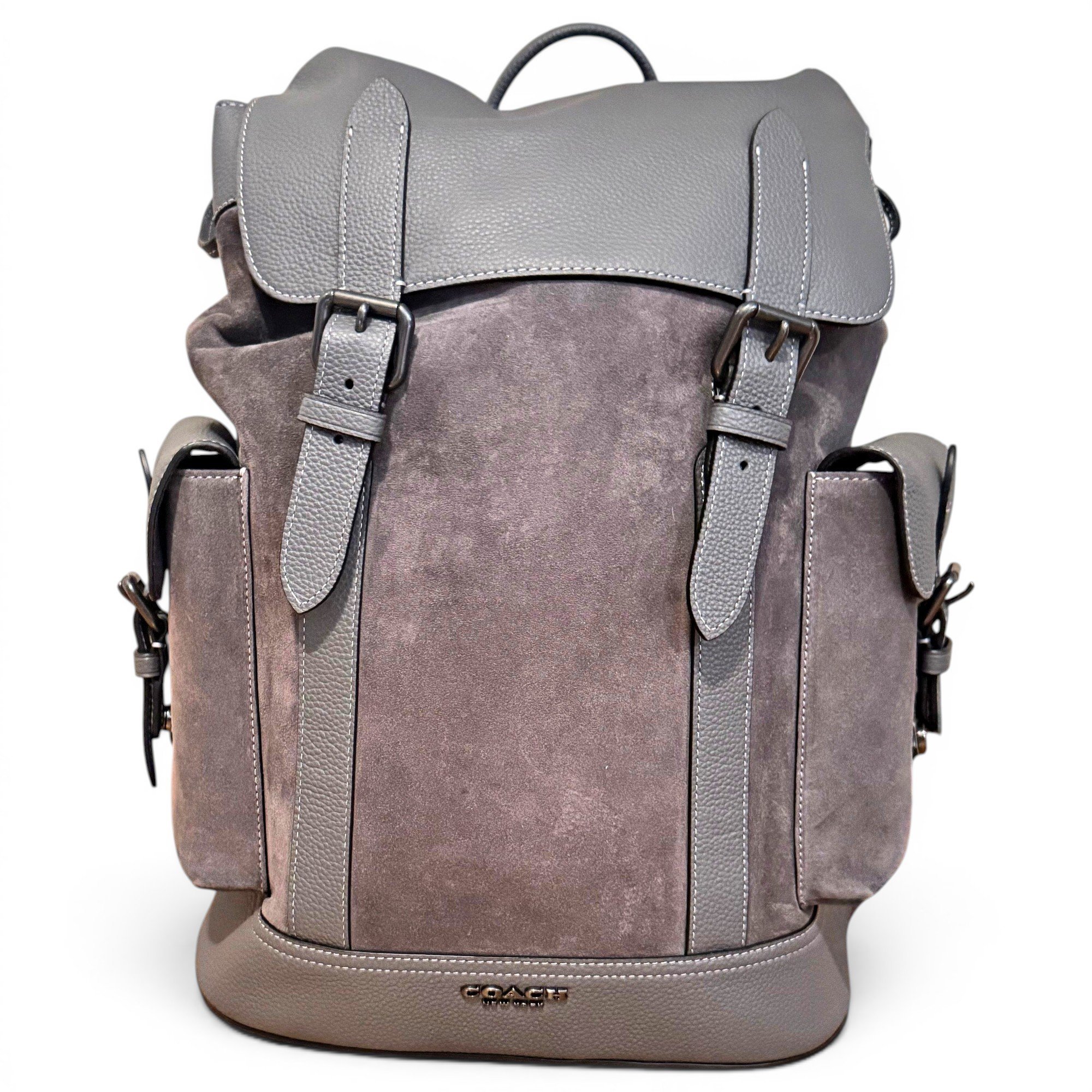 Leather backpack
