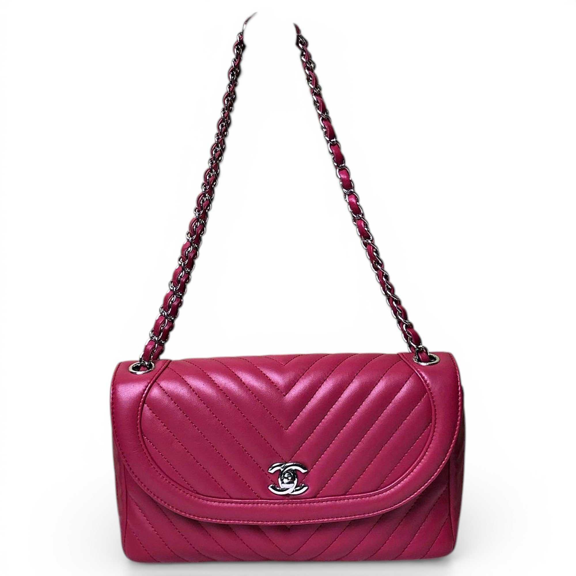 Trendy CC Flap leather handbag