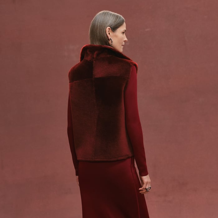 Rouge H Reversible Sleeveless Jacket