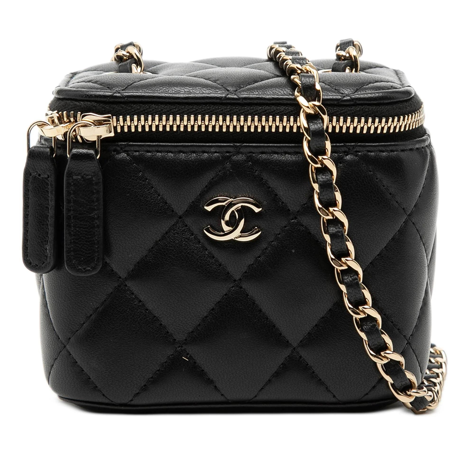 Vanity leather crossbody bag