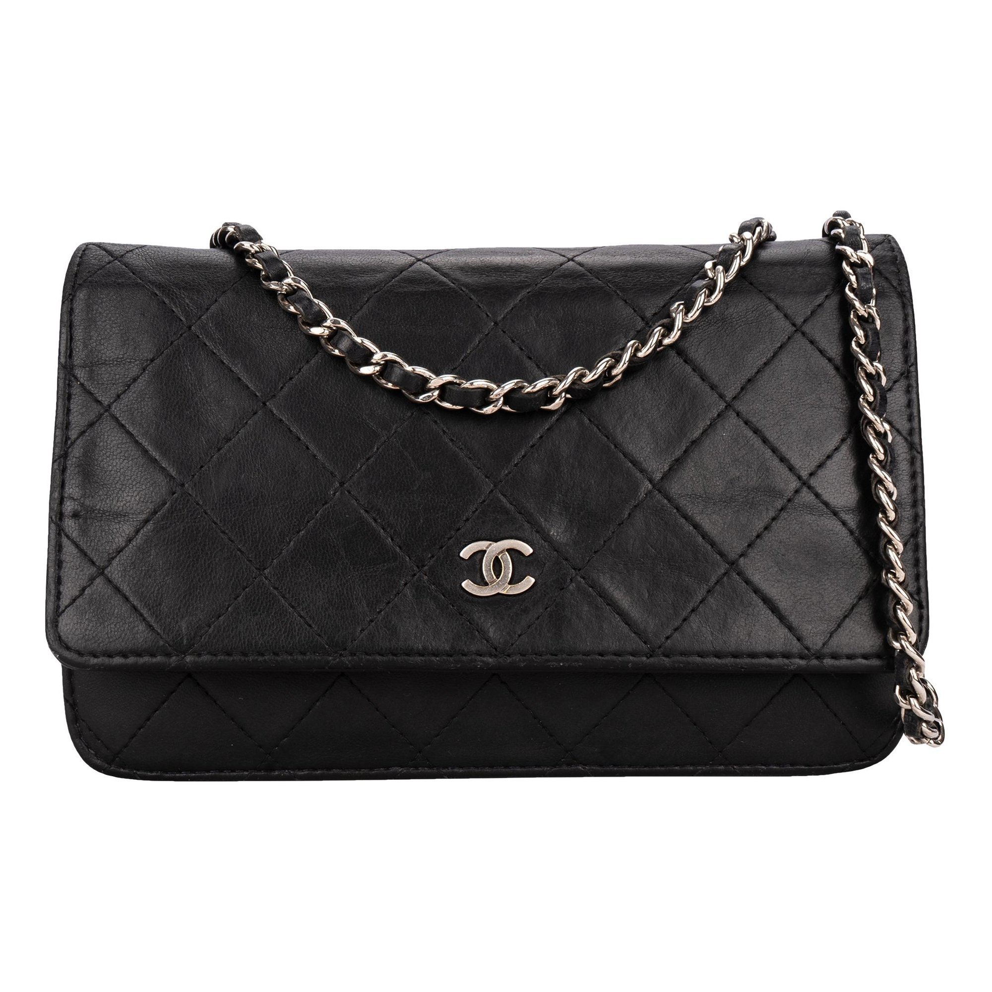 Wallet On Chain Timeless/Classique leather crossbody bag
