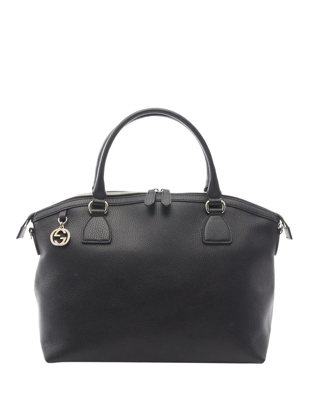 2000-2015 Large Dollar Calfskin GG Charm Dome satchel