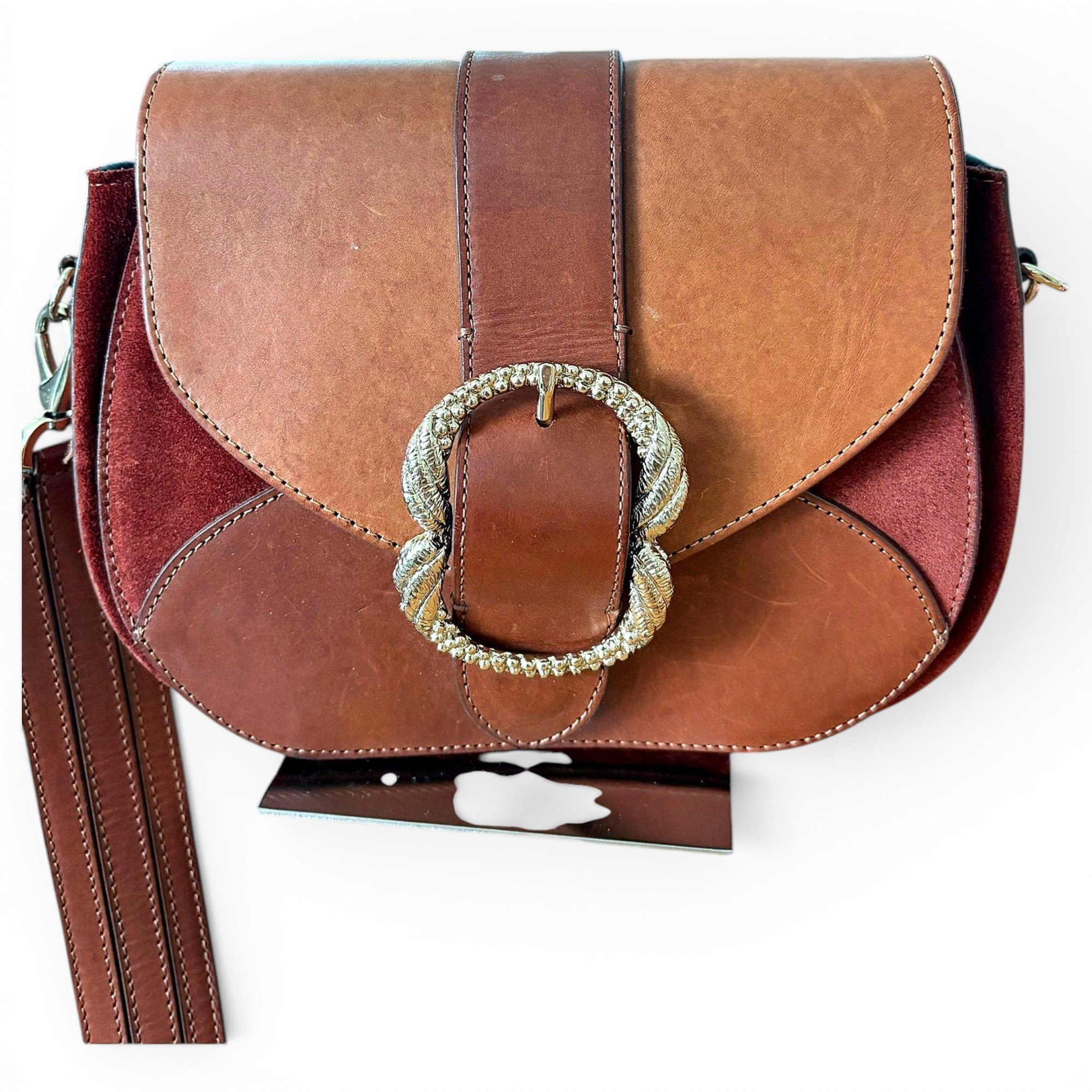 Leather handbag