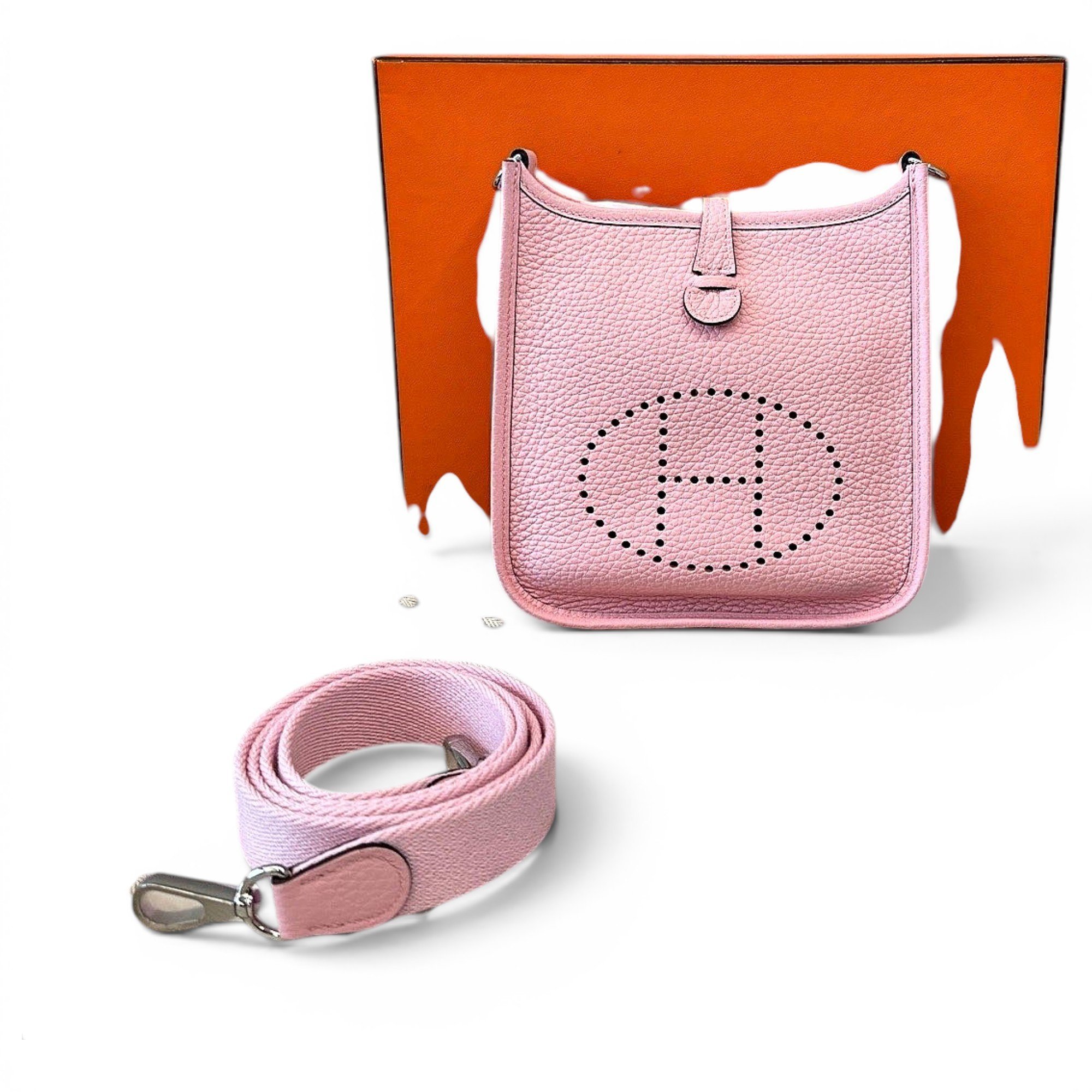 Hermes Evelyne Handbag Pink