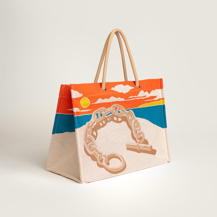 Acier Escale a La Plage Beach Bag
