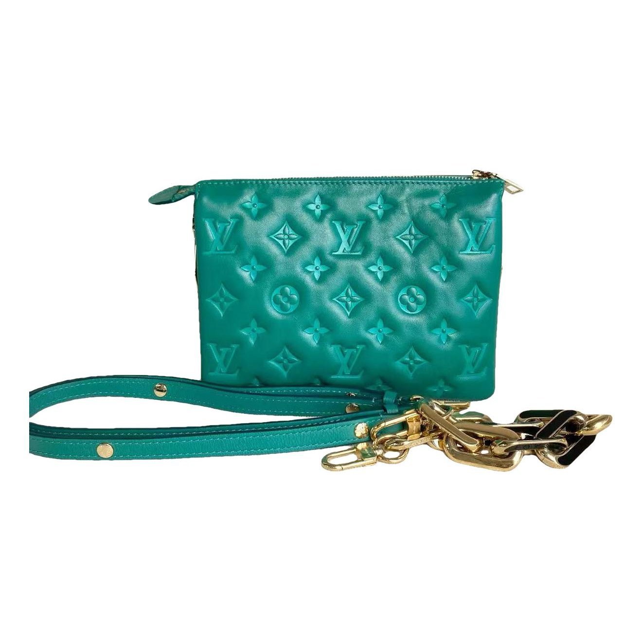 Coussin leather handbag
