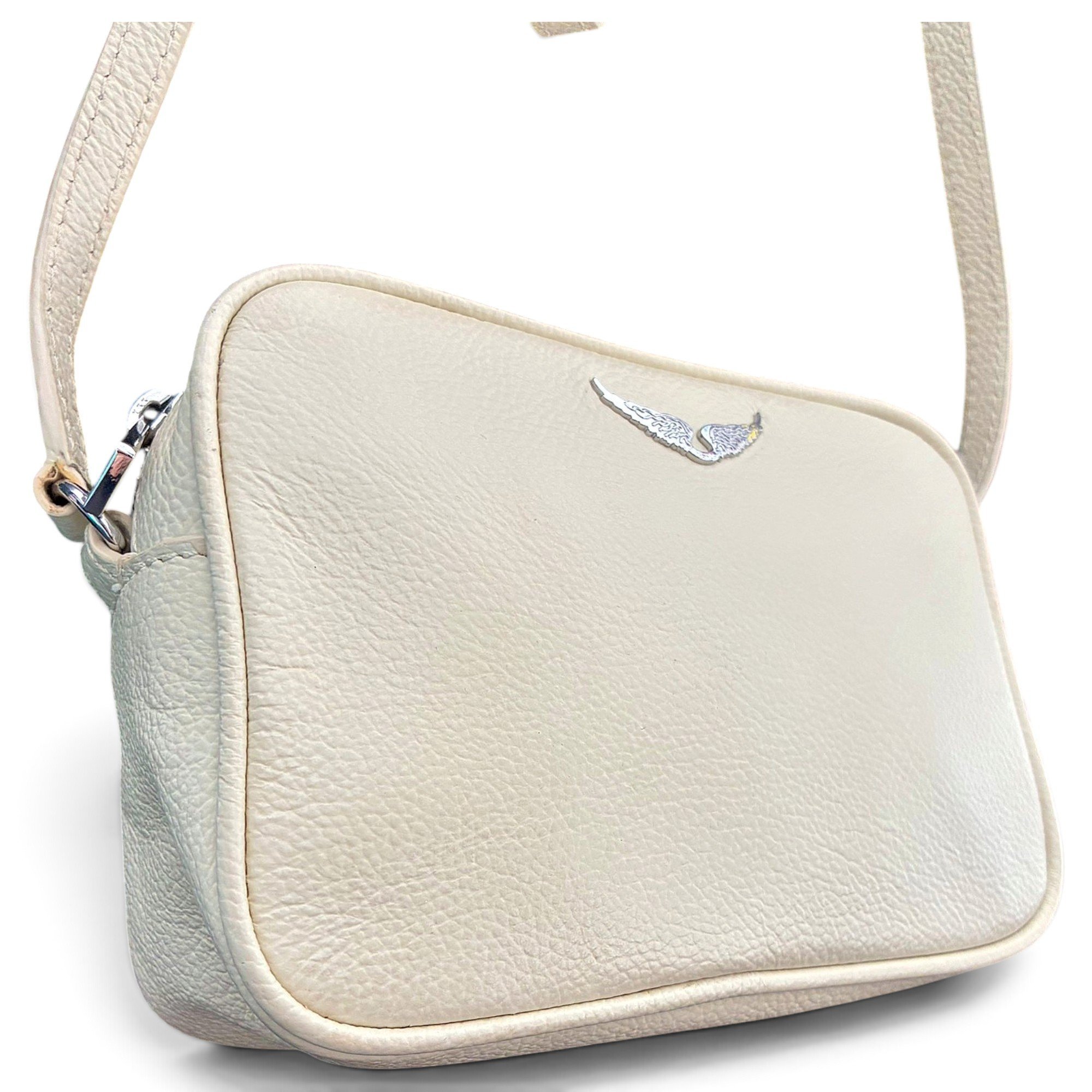 Rock leather crossbody bag
