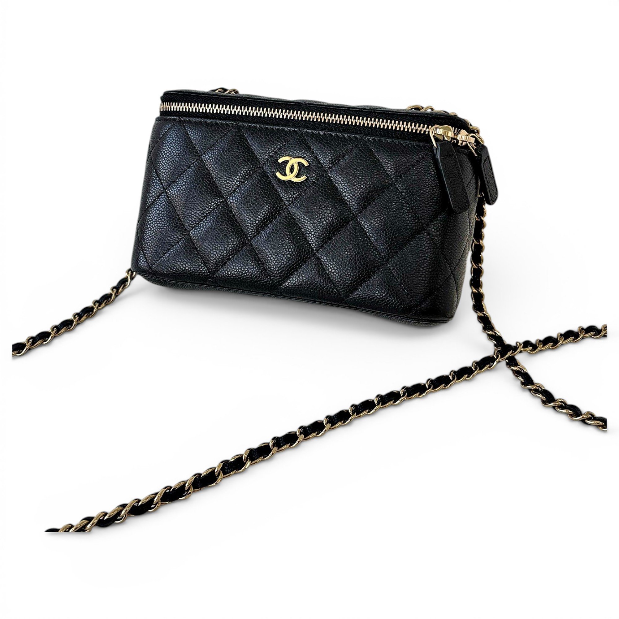 Vanity leather bag