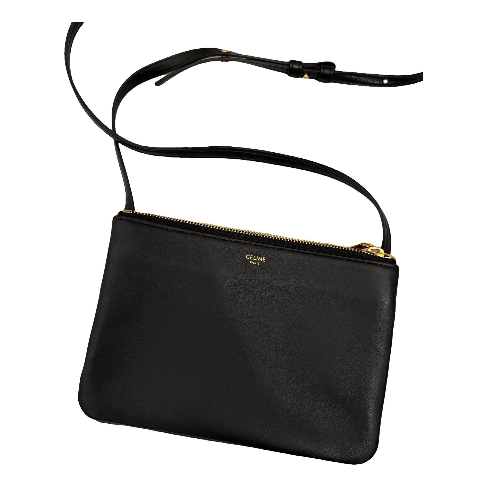 Trio leather crossbody bag