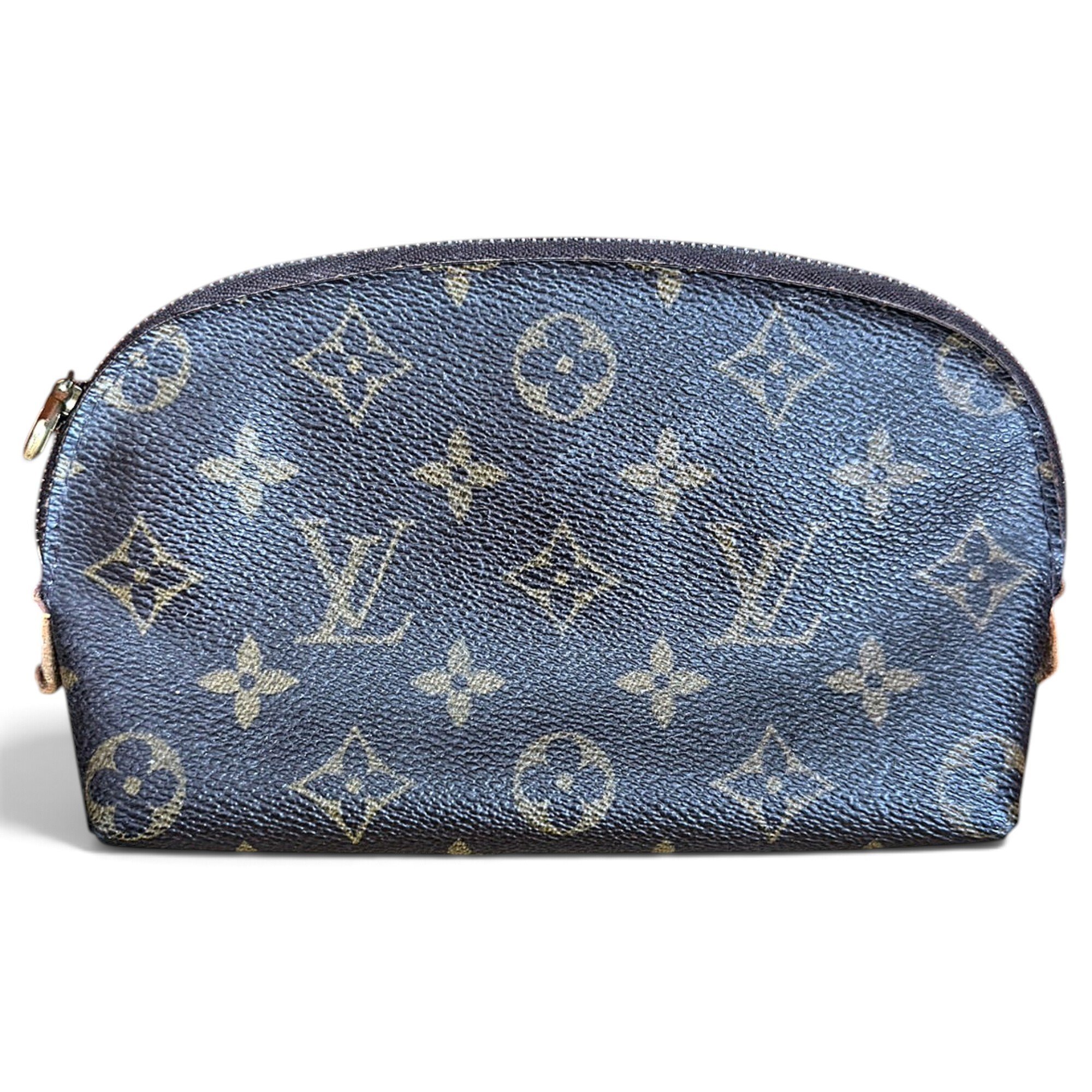 Leather clutch bag