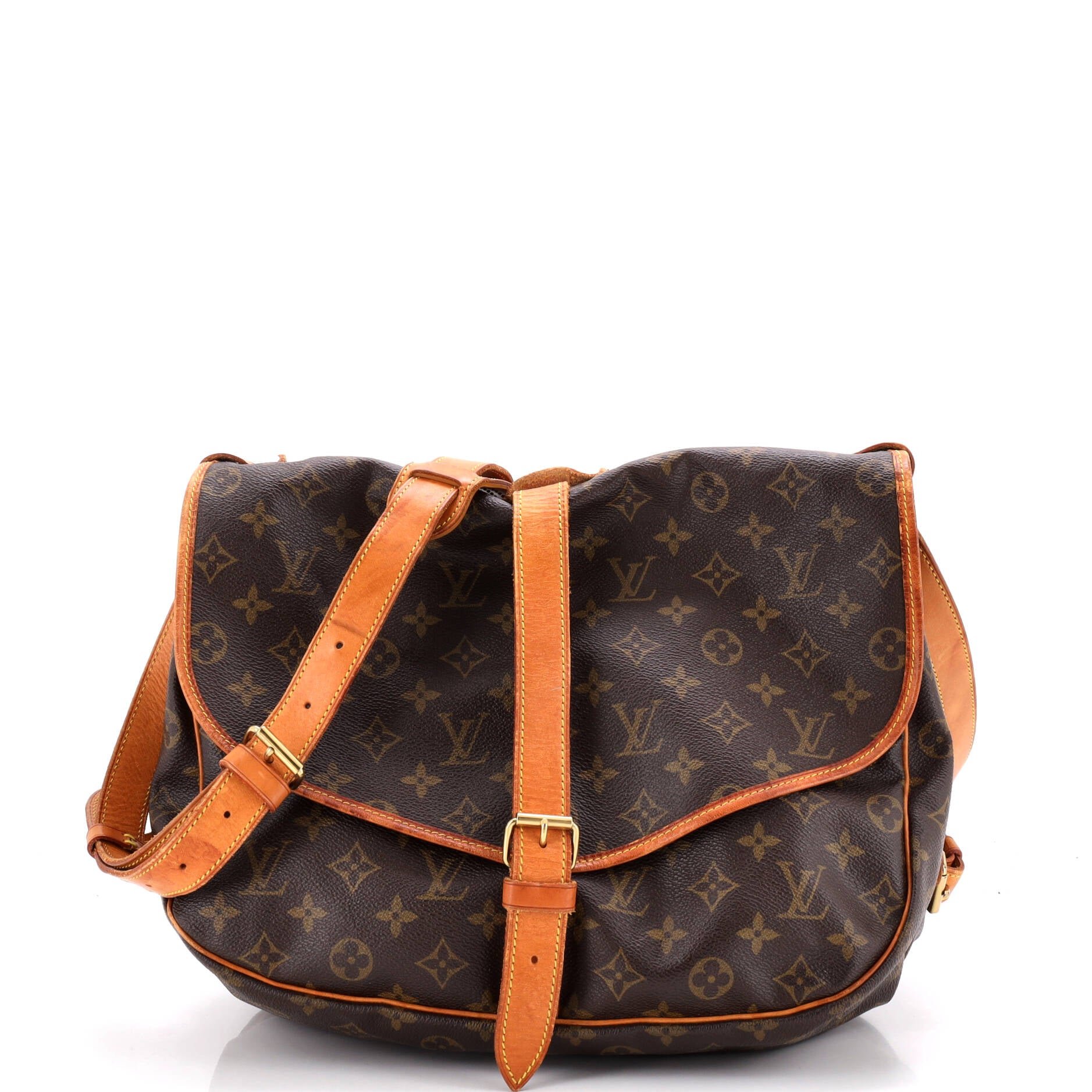 Saumur Handbag Monogram Canvas 35