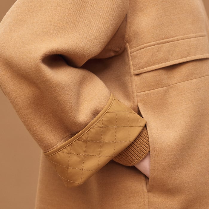 Beige Blond "Chaine d'Ancre" Short Coat