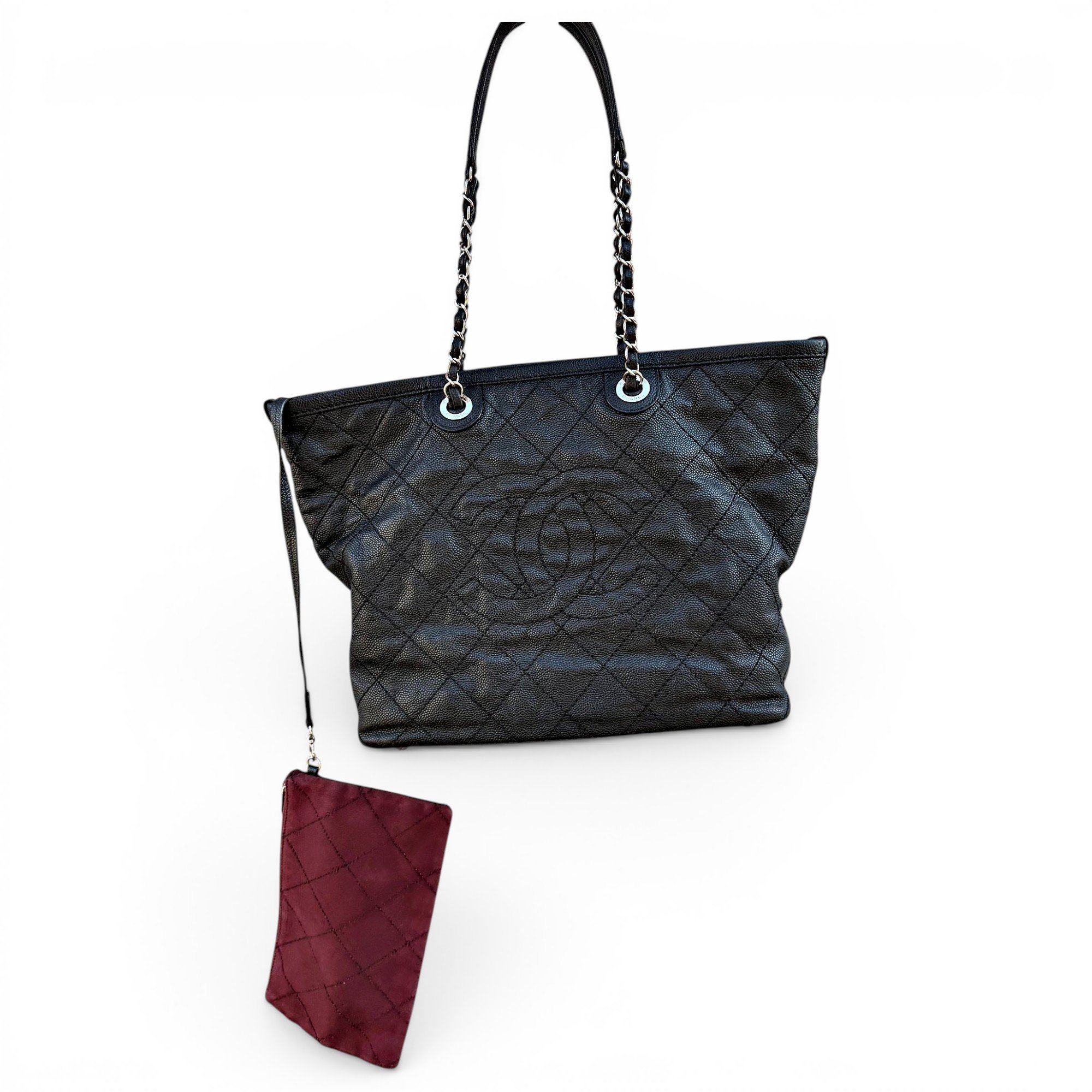 Leather tote