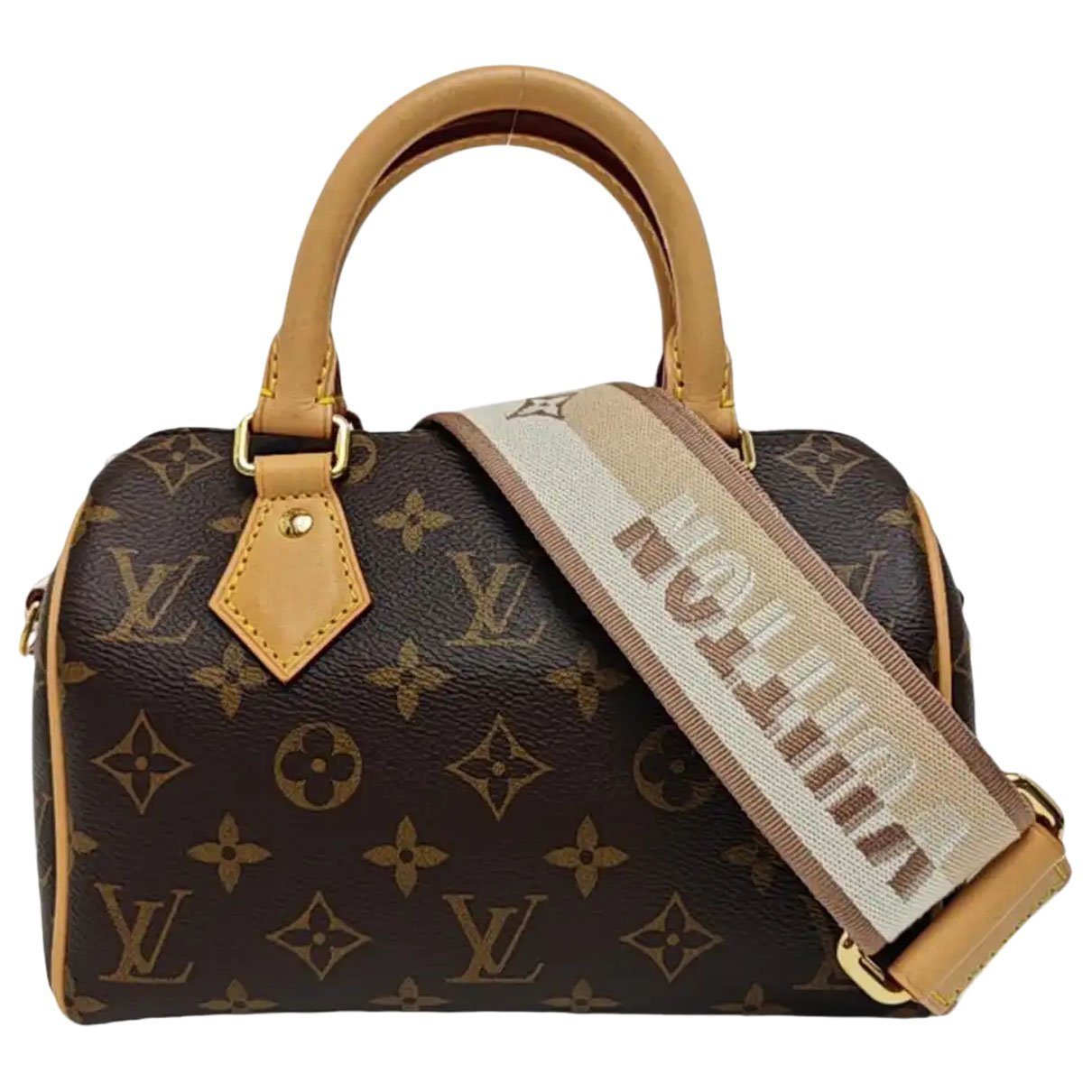 Nano Speedy / Mini HL leather handbag