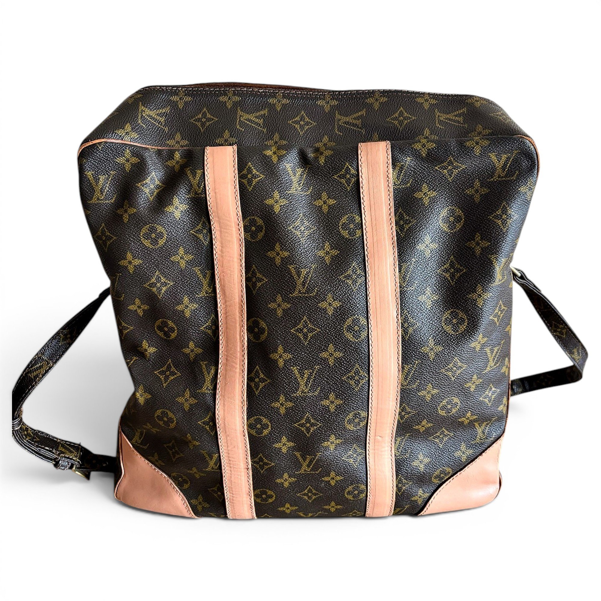 Randonnée leather backpack