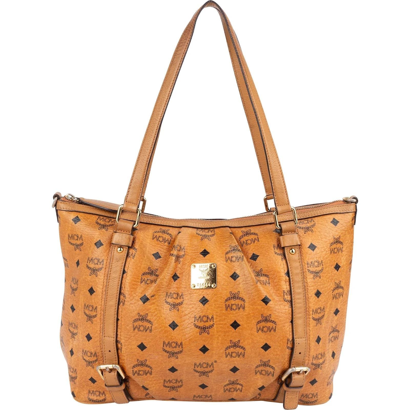 MCM Boston leather handbag