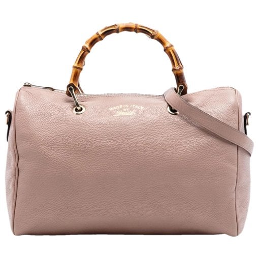 Bamboo leather tote