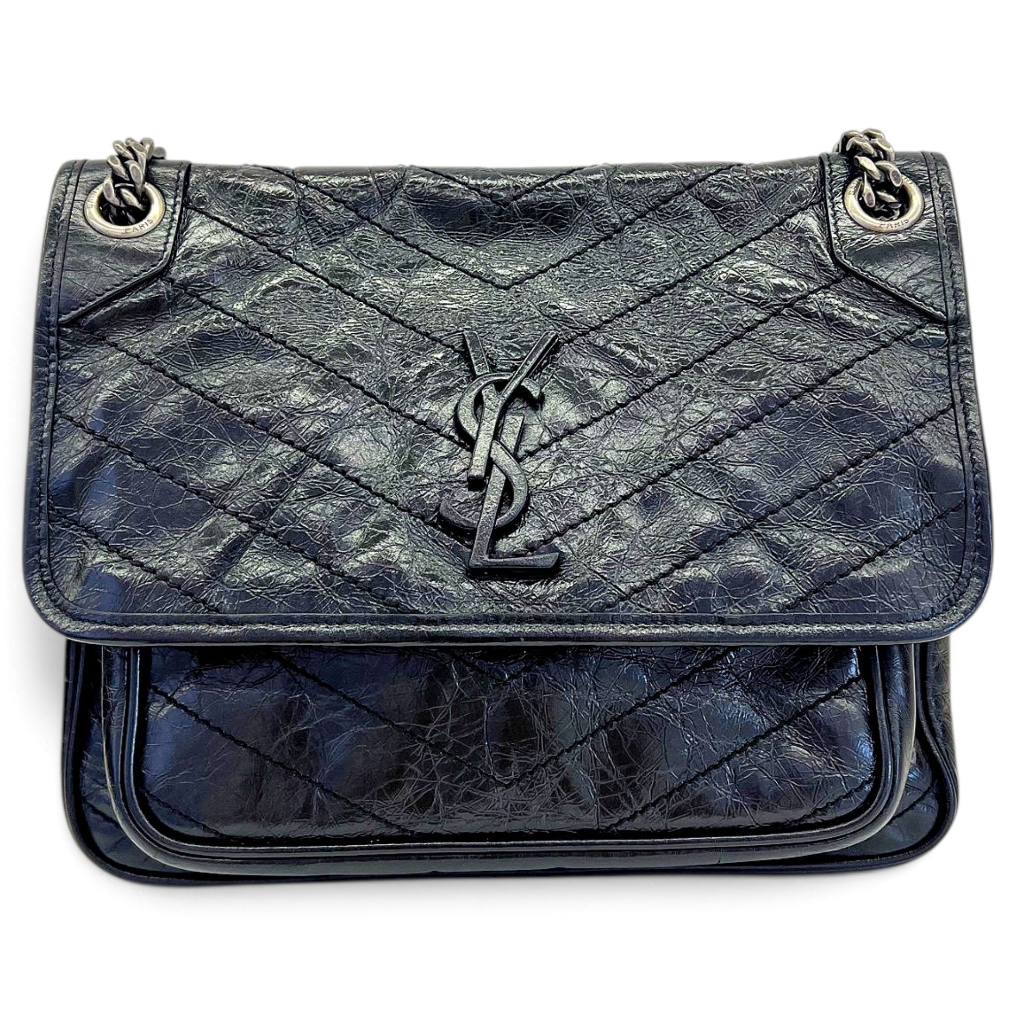 Niki leather crossbody bag