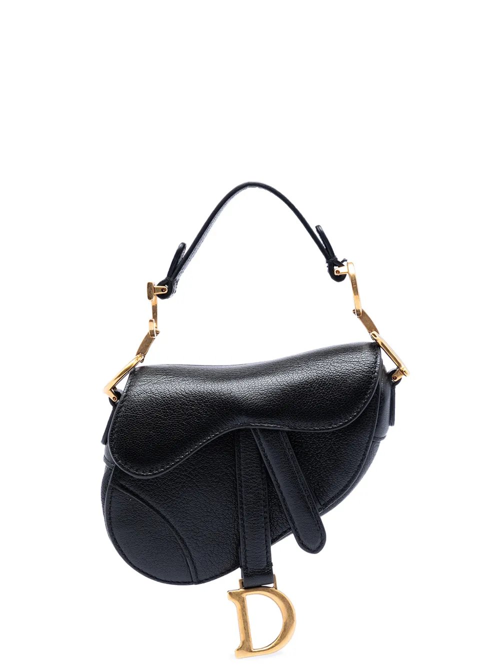 2021 Micro Goatskin Saddle Bag satchel