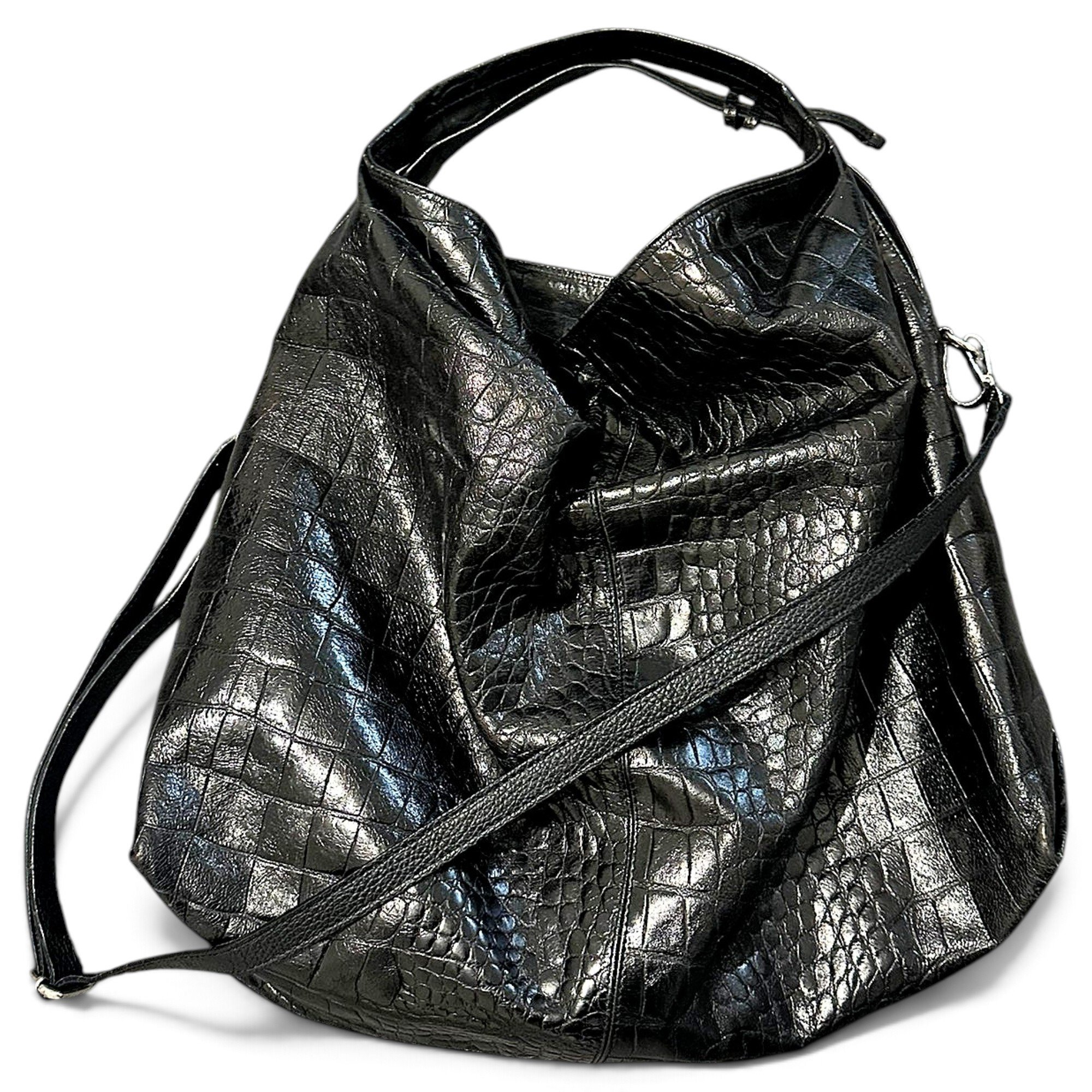 Leather handbag