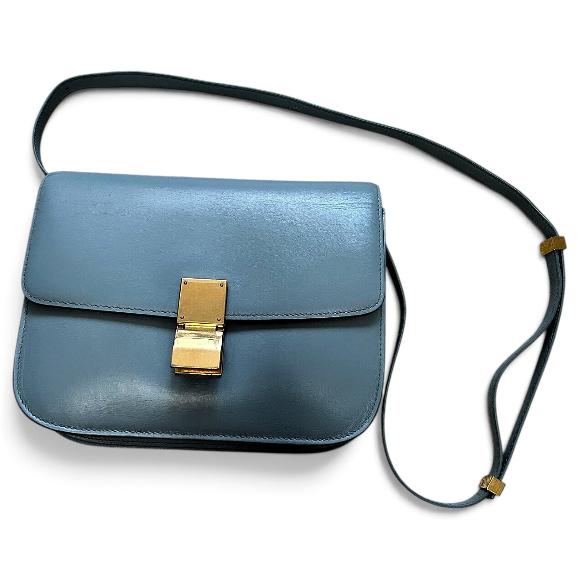 Classic leather crossbody bag