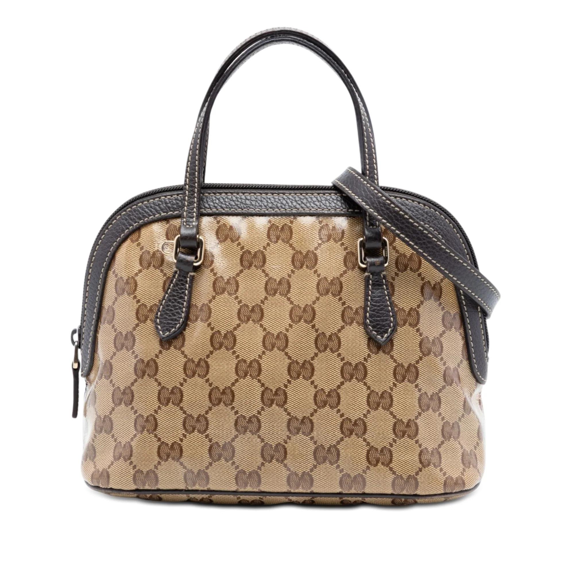 Dôme leather satchel