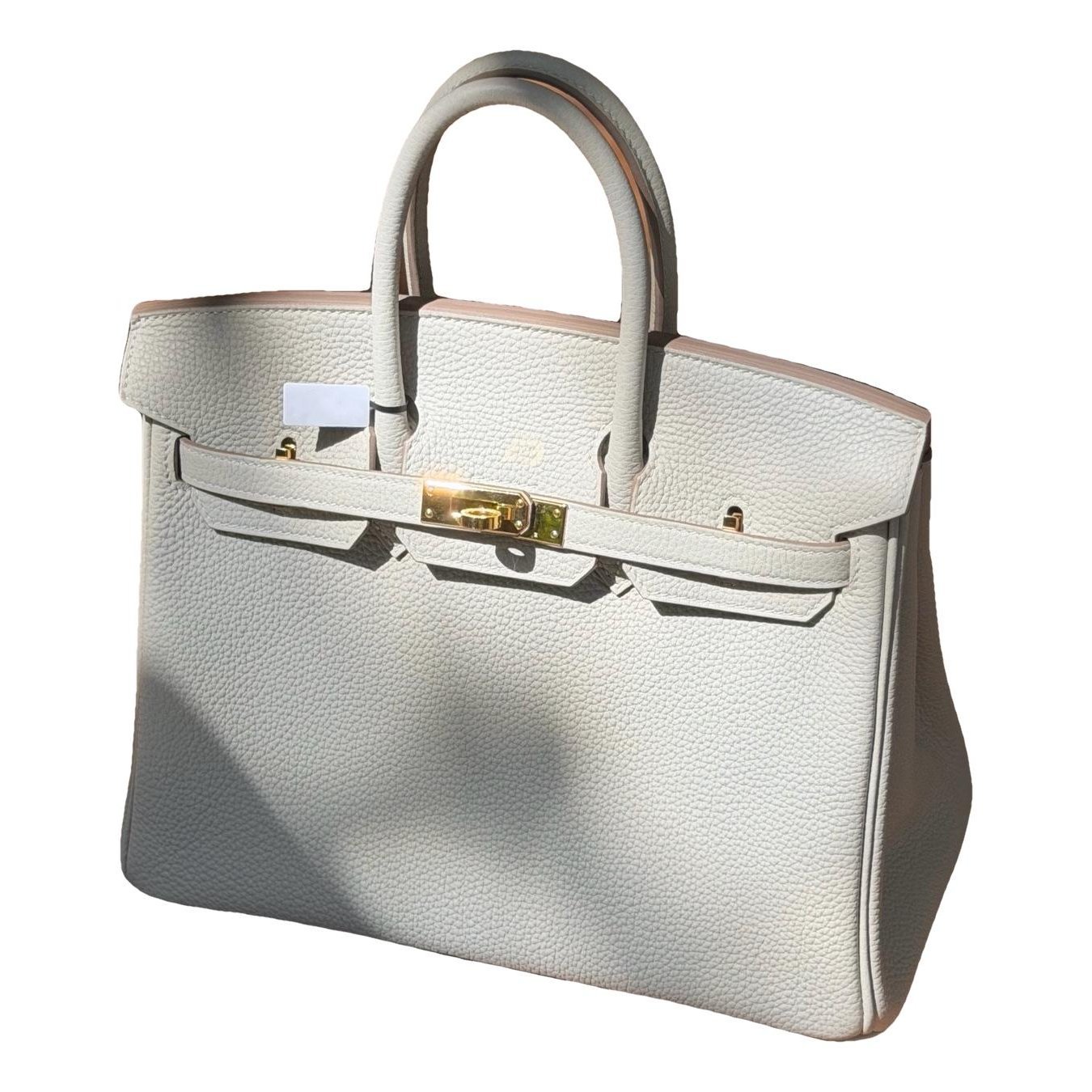 Birkin 25 leather handbag