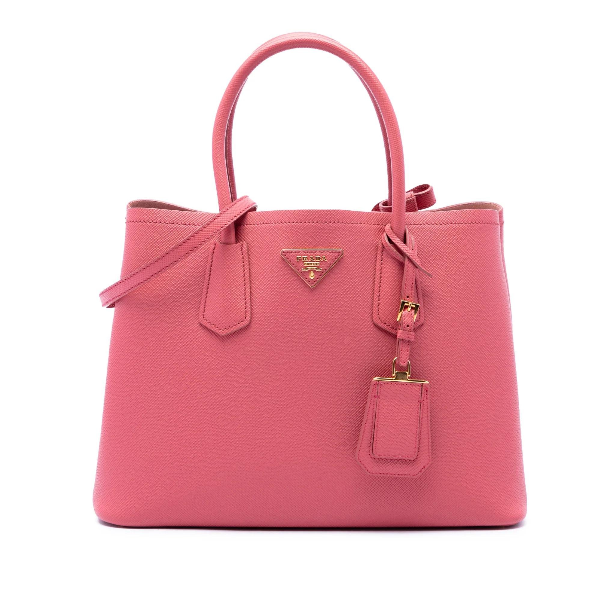 Double leather satchel