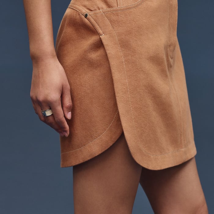 Marron Alezan Equestrian Miniskirt