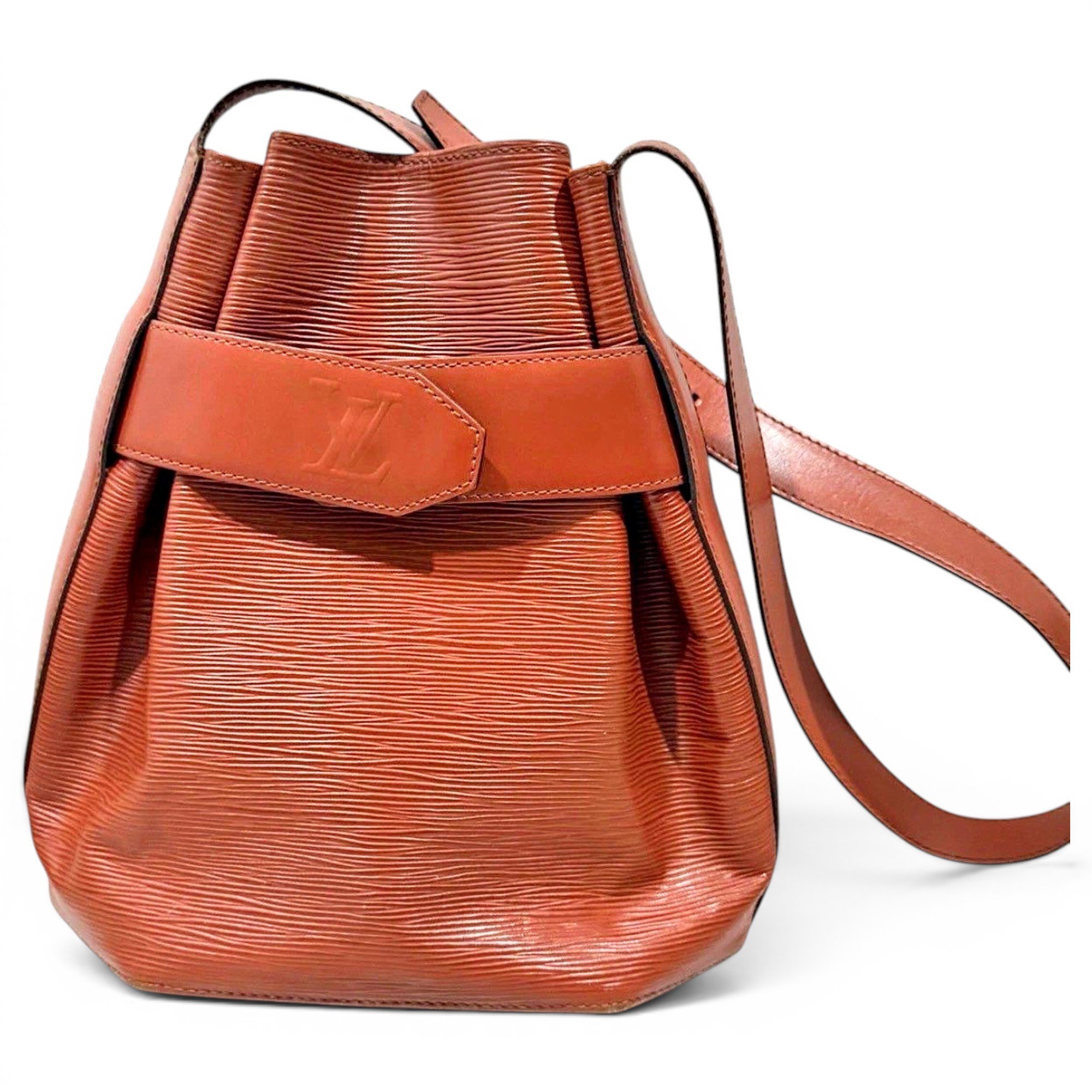 Twist Bucket Vintage leather handbag