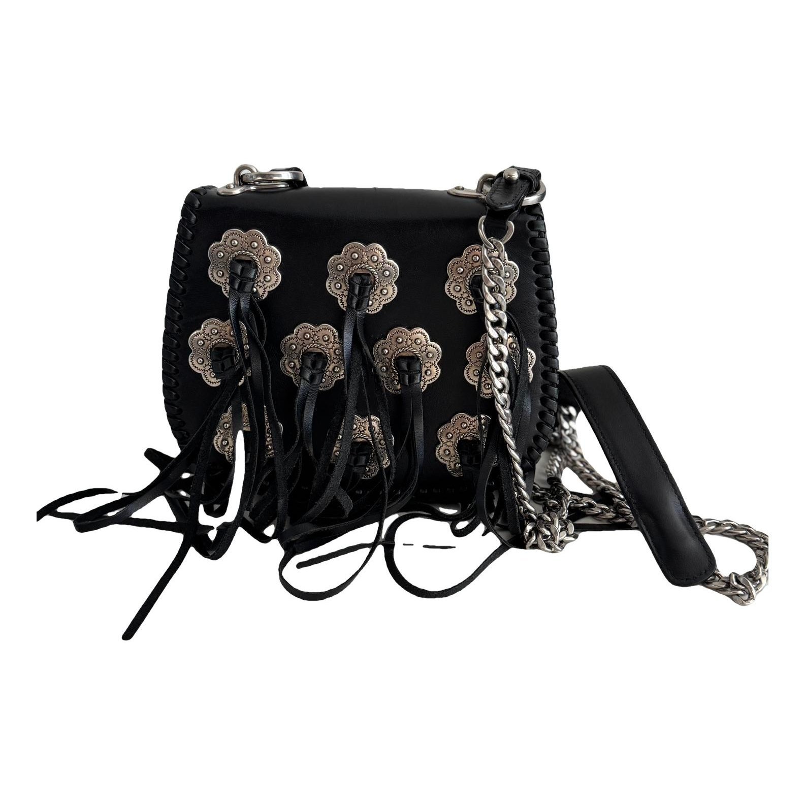 Leather crossbody bag