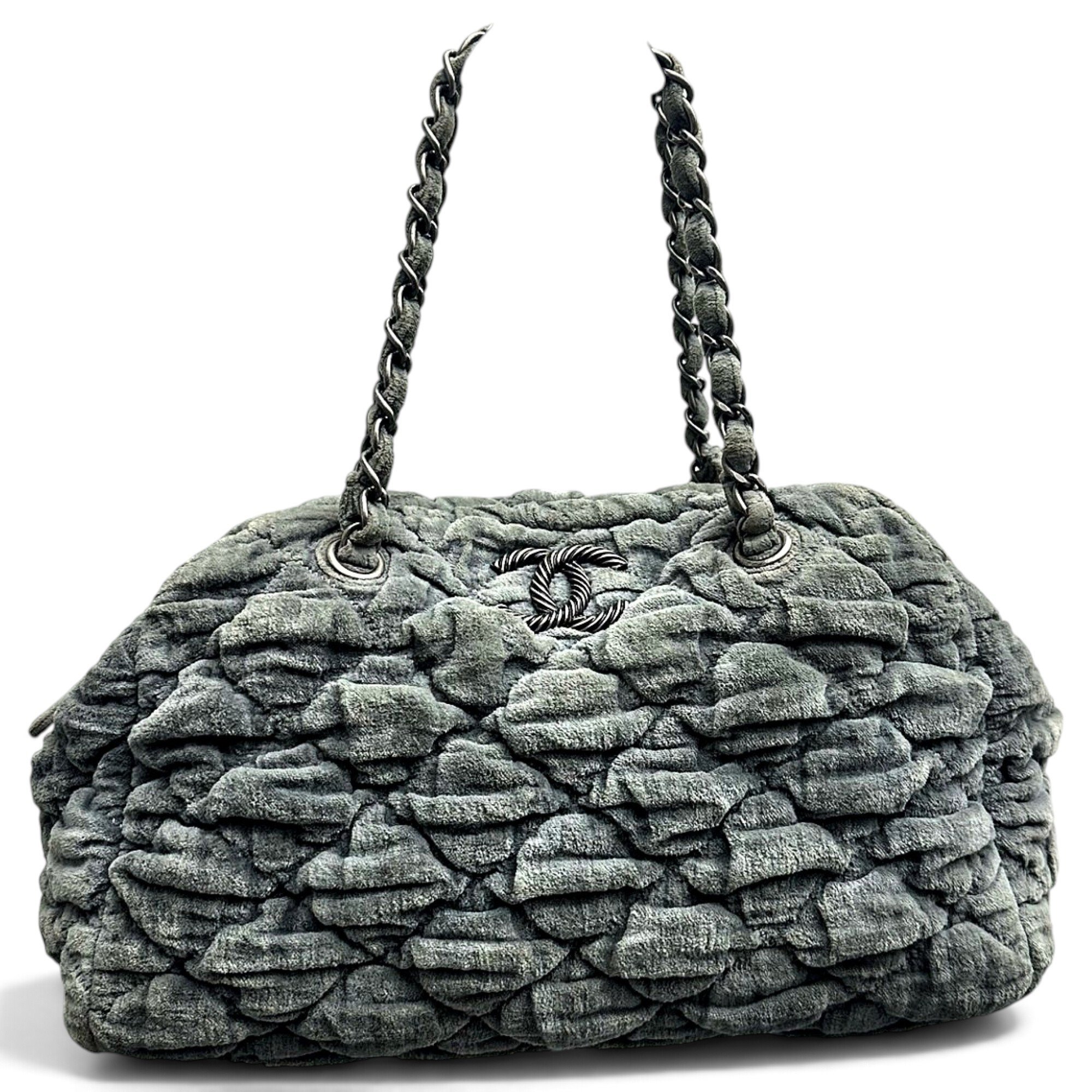 Velvet handbag
