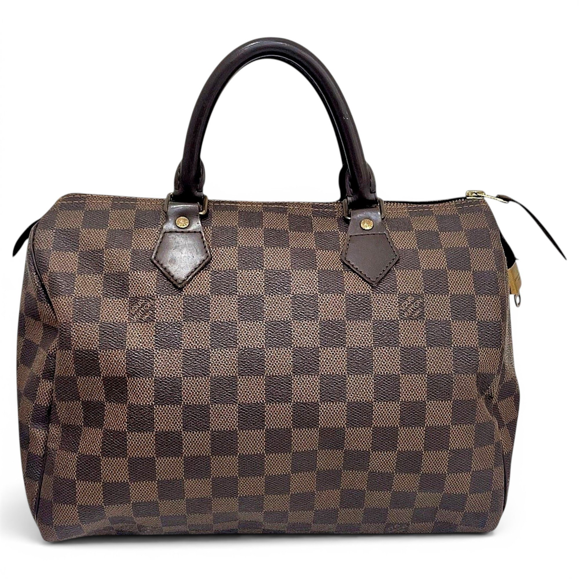 Speedy leather handbag