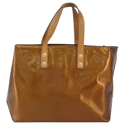 Reade patent leather handbag