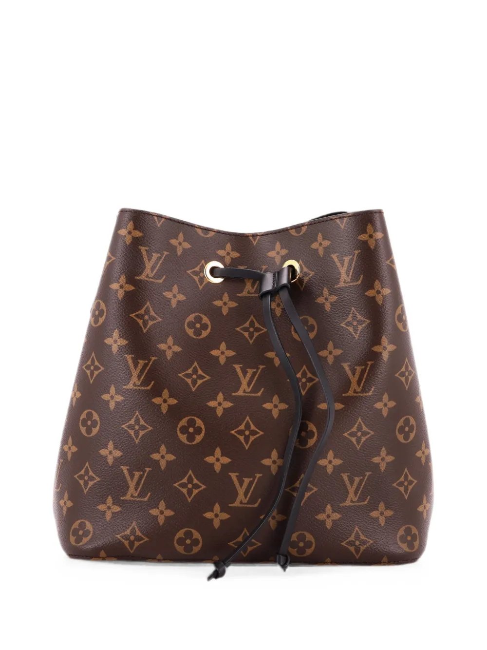 NeoNoe Handbag Monogram Canvas with Leather MM bucket bag