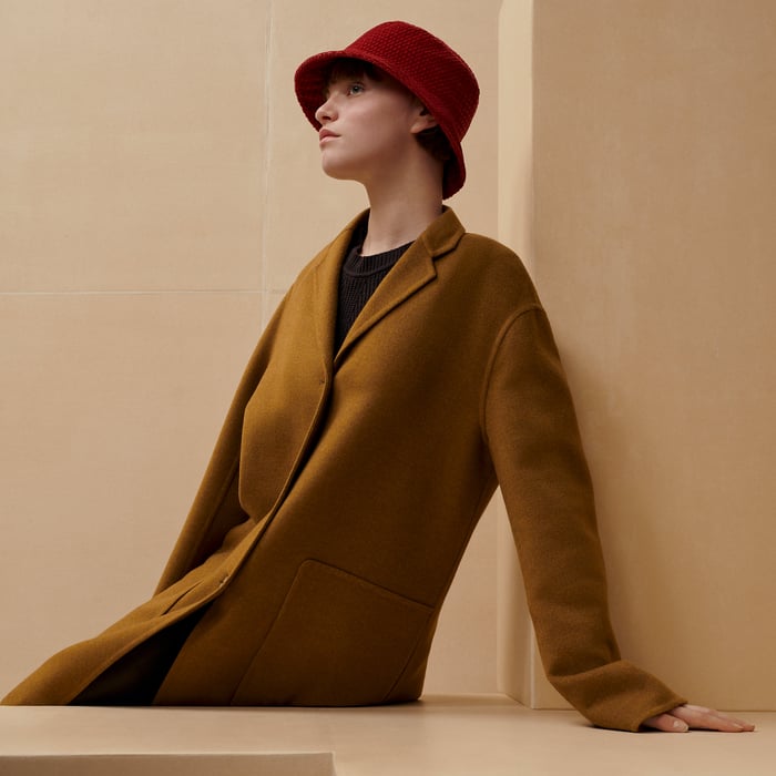 Chocolat Harper Velvet Bucket Hat