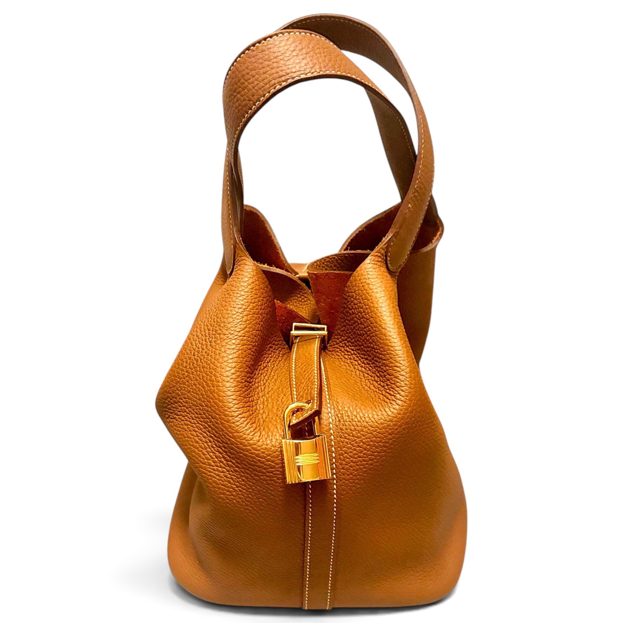 Picotin leather handbag