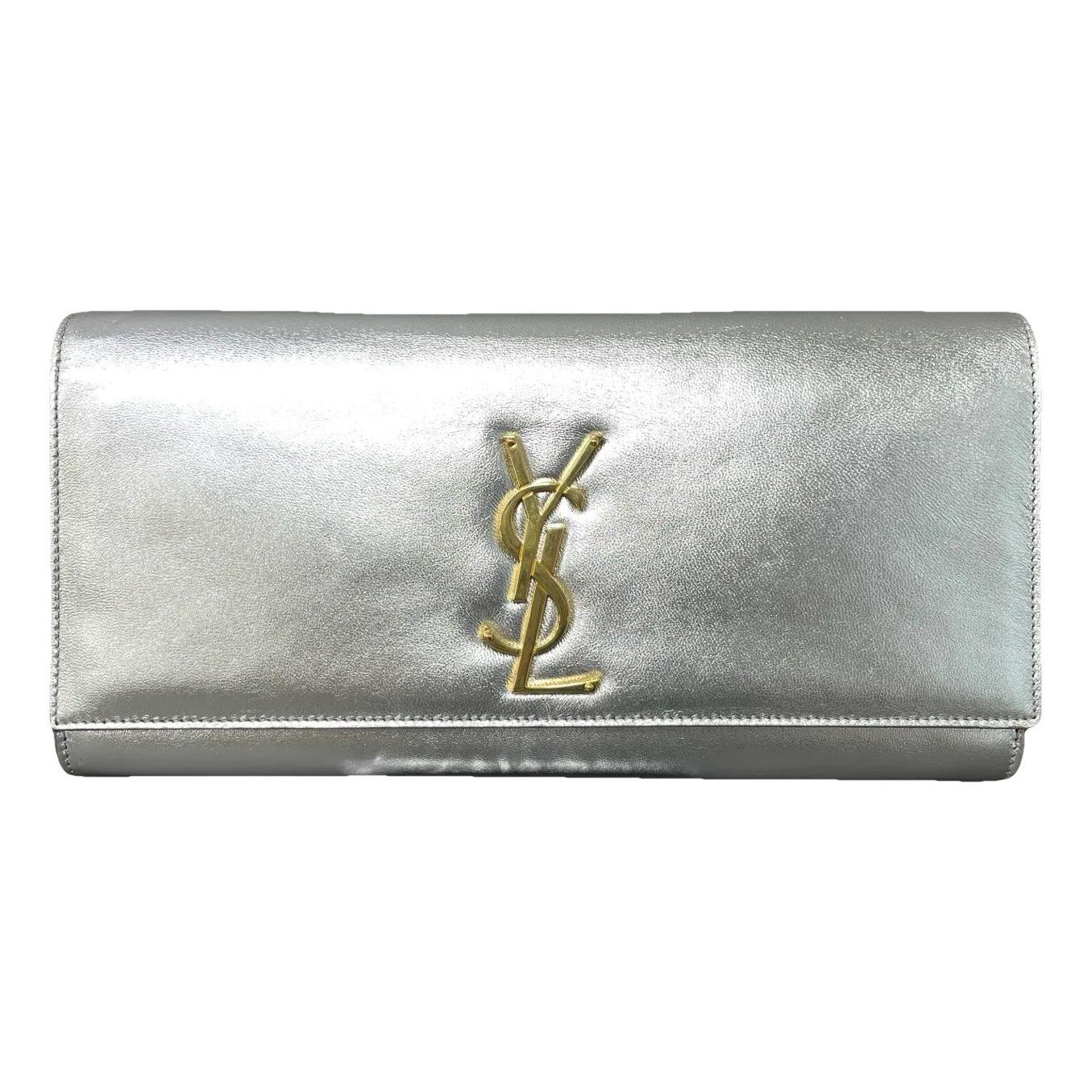 Cassandre leather clutch bag
