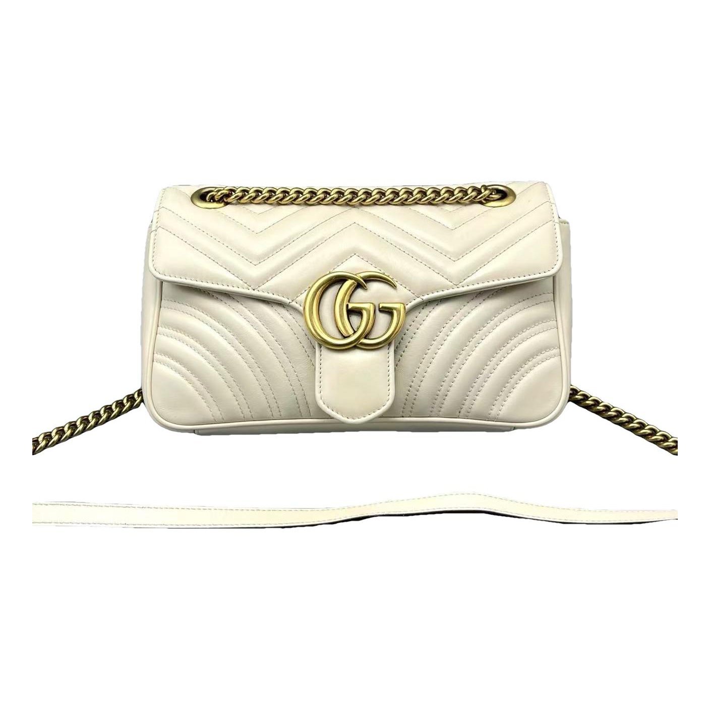 GG Marmont Flap leather handbag